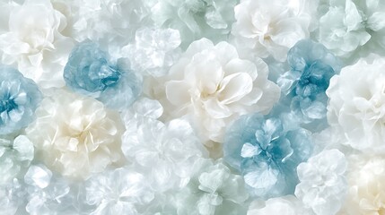 Delicate Pastel Flowers Soft Hues Floral Arrangement