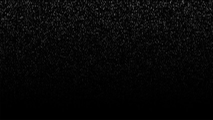 Halftone dots on black background. Overlay pattern template backgounds with white dots halftone texture. Pop art pattern template. Vector illustration.