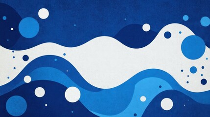 Minimalistic blue abstract banner showcasing creative lines and textures for modern social media covers.
