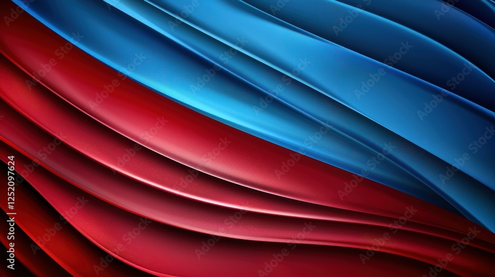 Poster a vibrant blue and red gradient blends seamlessly, creating an abstract background perfect for your 