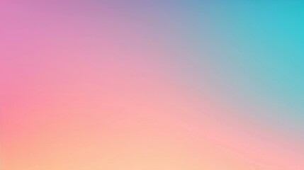 Obraz premium Soft pastel gradient in blue, orange, and pink creates a dreamy, grainy background perfect for modern banner designs.