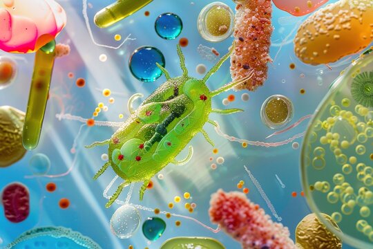 bacteria, viruses and microorganisms