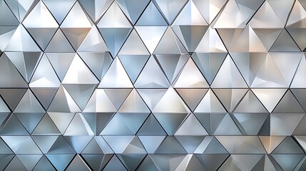 Obraz premium A geometric pattern of triangles and diamonds that creates an optical shifting effect.