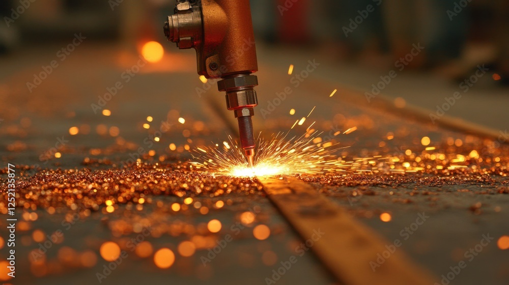 Poster a hybrid manufacturing process combining laser cladding and cnc milling for precision parts.
