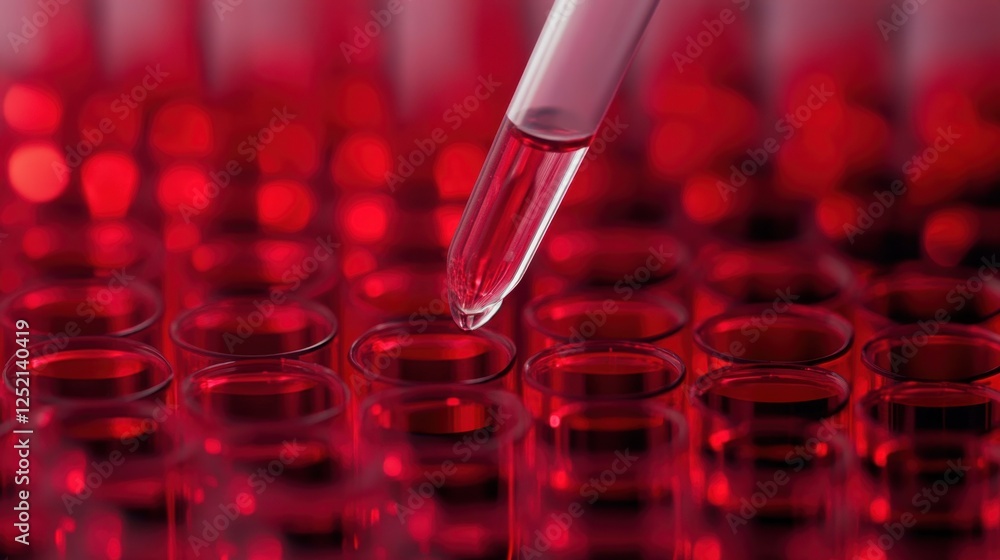 Poster a state-of-the-art quality control laboratory with testing equipment.
