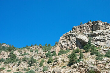 Rocky Colorado Hillsides 
