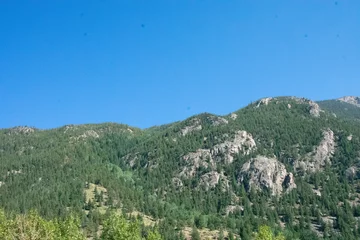 Fototapete Rund Pine Covered Colorado Rocky Mountain Landscapes  © Kill'N'Fuel