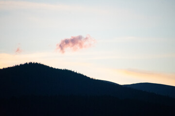 Last Light Over the Mountains