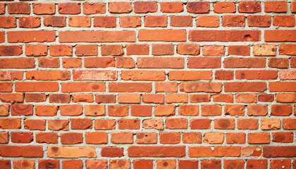 Fototapeta premium Red brick wall texture background