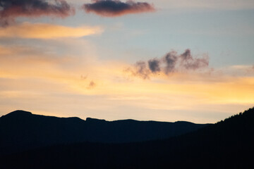 Last Light Over the Mountains