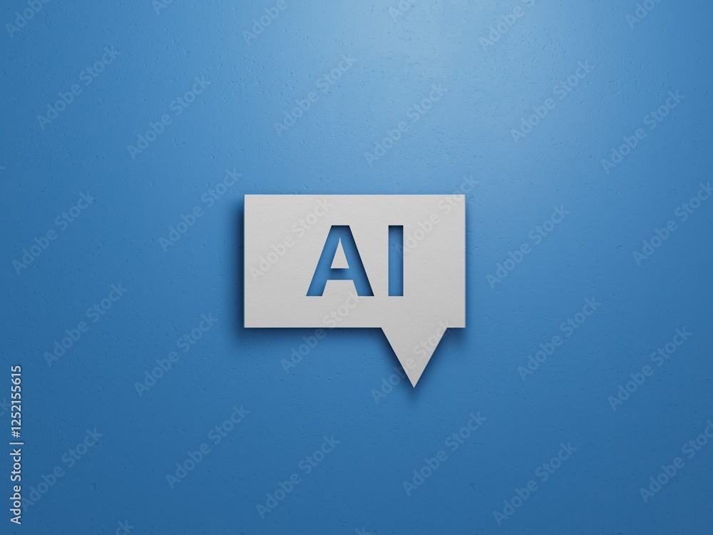 Poster 3d illustration of 