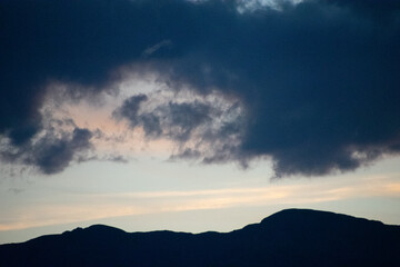 Last Light on the Mountains