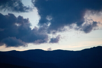 Last Light on the Mountains