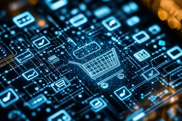 E-commerce Digital Network: Online Shopping Technology