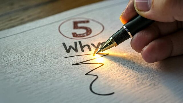 5 WHY analysis concept, Exploring the 5 WHY technique