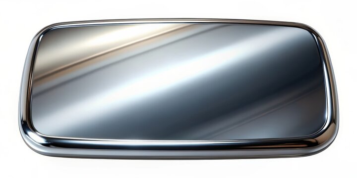 Smooth metallic surface with a subtle chrome mirror water effect, creating a sense of depth and visual interest , sophisticated appearance, premium material