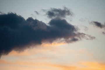 Clouds at last light