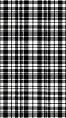 Black and white plaid textile pattern design suitable for various applications and fashion trends