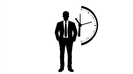 Businessman Facing Time Constraints