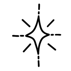 star sparke icon illustration