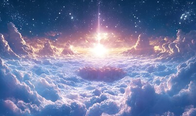 A fantasy-style Fortress of Solitude emits a mystical, ethereal radiance