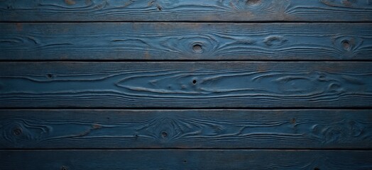 Obraz premium Rustic dark blue wood panel background. Weathered timber texture features blue plank, wooden interior, dark, naturalistic pattern surface. Old vintage material with natural grain, aged detail,