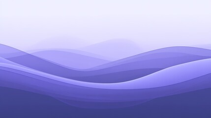 Naklejka premium Abstract Purple Waves Rolling Landscape Design