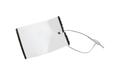 garbage price tag label isolated mockup