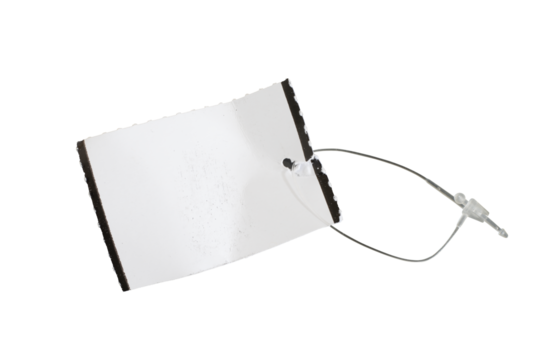 garbage price tag label isolated mockup