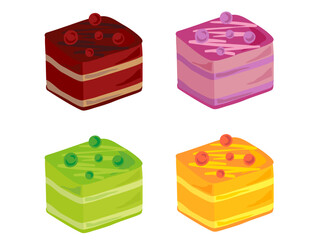 ケーキのセット1