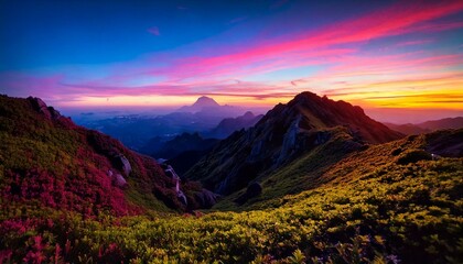 緑豊かな小山