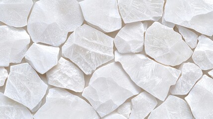 White Stone Mosaic Texture Background