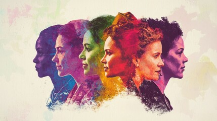 A powerful International Women's Day visual showcasing influential women from history 