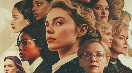A powerful International Womenâ€™s Day visual showcasing influential women from history 