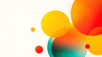 Geometric 4K high-definition wallpaper with circular shapes, 3D desktop wallpaper2
