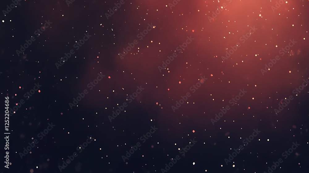 Poster abstract red and black glowing particle background