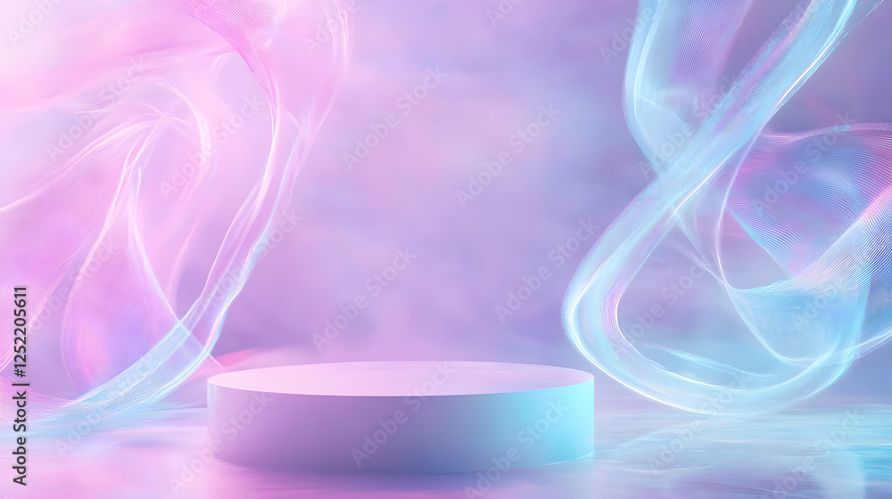 Poster dynamic abstract swirl motion studio digital art ethereal atmosphere close-up view visual creativity