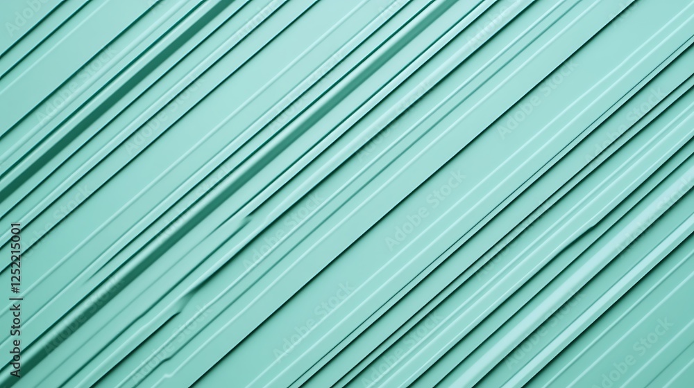 Poster abstract diagonal lines teal green pattern background