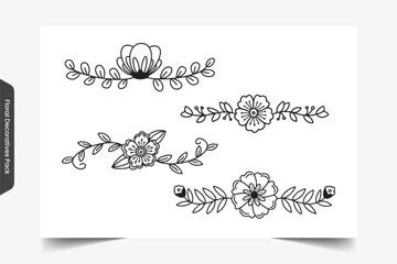Floral Decorative Pack