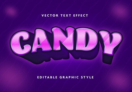  Purple Glossy Font Bold 3d Extruded shiny gradient Text Effect