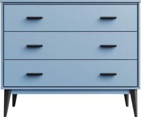 Light blue modern chest of drawers