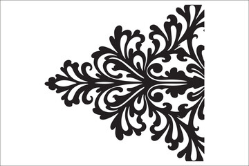 Henna-inspired Floral Illustrations: A Journey Through Indian Art.