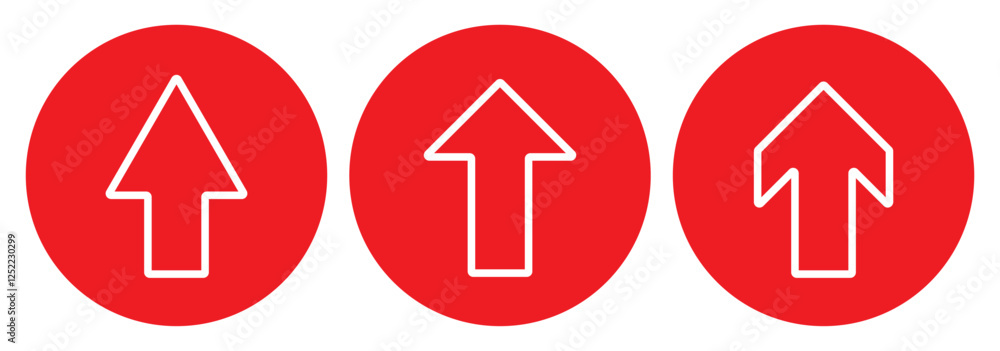 Wall mural scrolling arrow sign. swipe up button icon. landing page scroll symbol. classic flat style. simple s