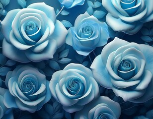 Hintergrund hellblaue Rosen