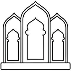 vector illustration of a church