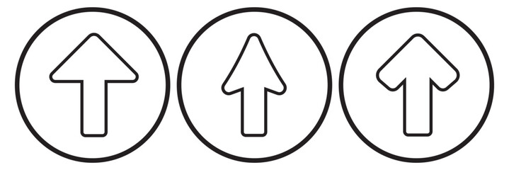 Up Arrow Icon, Upward side Icon