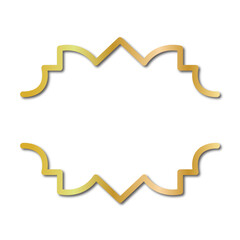 islamic gold frame transparent background