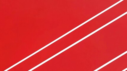 Abstract Red Background With Two White Diagonal Lines