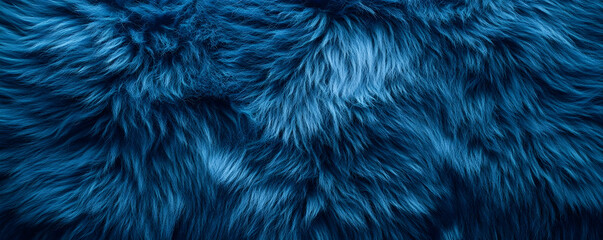 Obraz premium Blue fur texture background