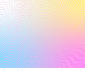 Pastel tint gradient background with wavy lines texture